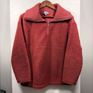 Berkley Jensen Women’s Size Medium Quarter Zip-Up Jacket